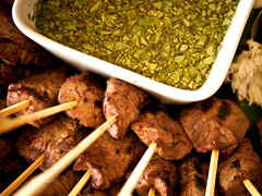 Catering Seattle Natural Pork Skewers