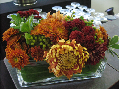 Peony floral arrangement