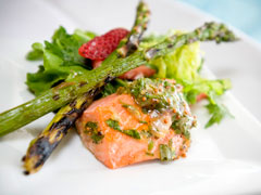 Spring salmon entree