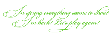 SAMPLE SPRING MENUS