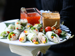 Organic Spring Rolls Catering Seattle